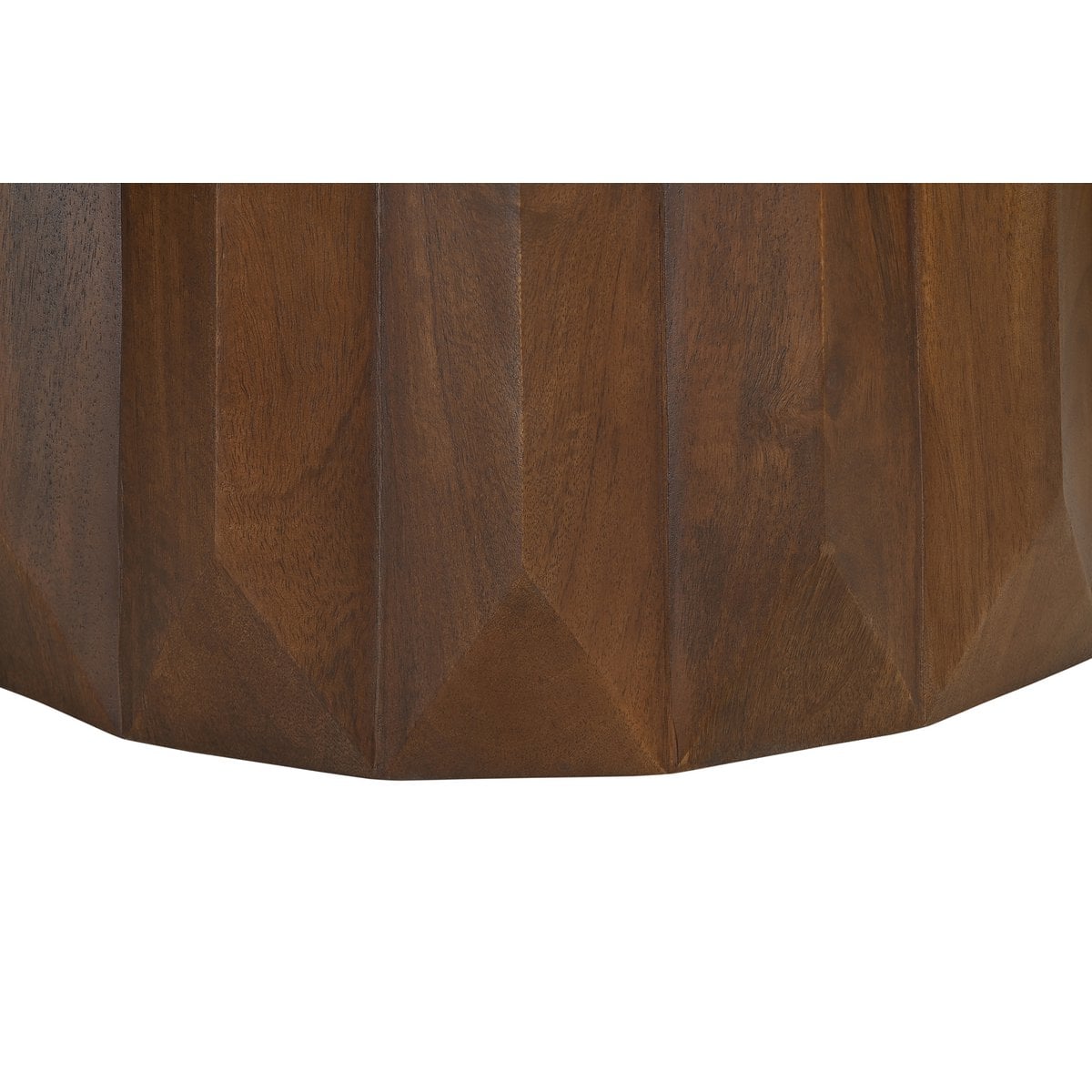 Runder Esstisch Mangoholz konischer Mittelfuß 130 cm | VIA X SELECTION