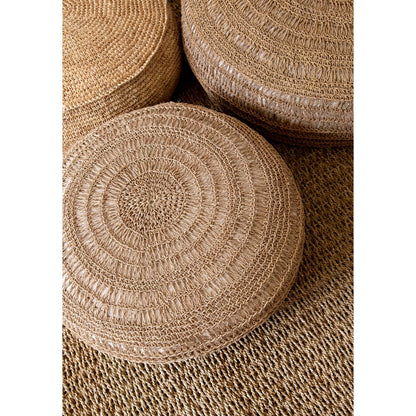 Pouf aus Raffia in Natur | VIA X SELECTION