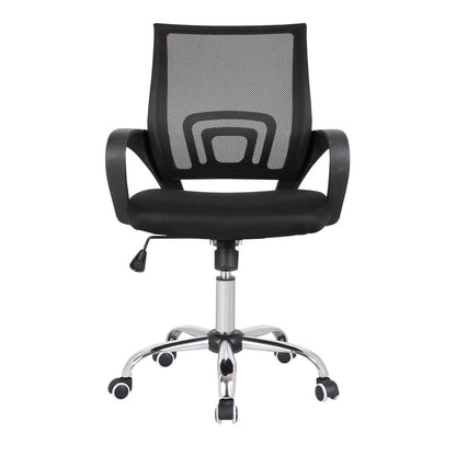 Bürostuhl mit Mesh-Bezug Schwarz/Grau | VIA X SELECTION