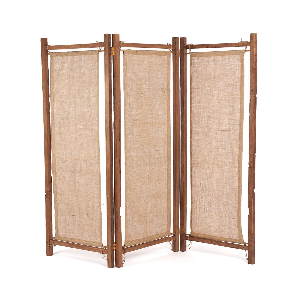 Raumteiler aus Holz natur, 205 × 178 cm | VIA X SELECTION