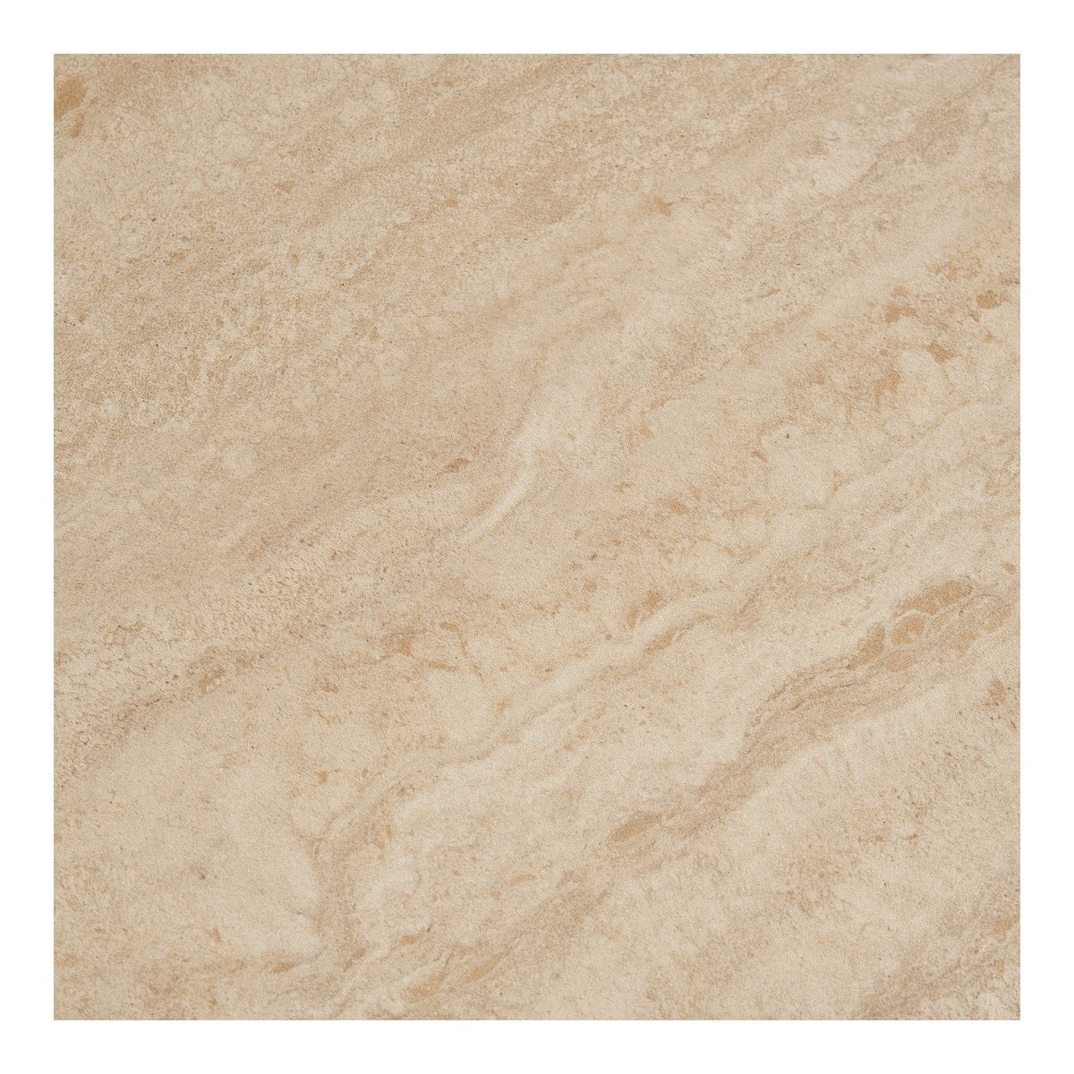 Beistelltisch aus Keramik in Travertinoptik, Ø, 50 × 56 cm | VIA X SELECTION