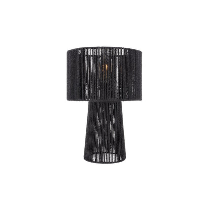 Leitmotiv Forma Pin Tischleuchte aus Jute in Schwarz | VIA X SELECTION