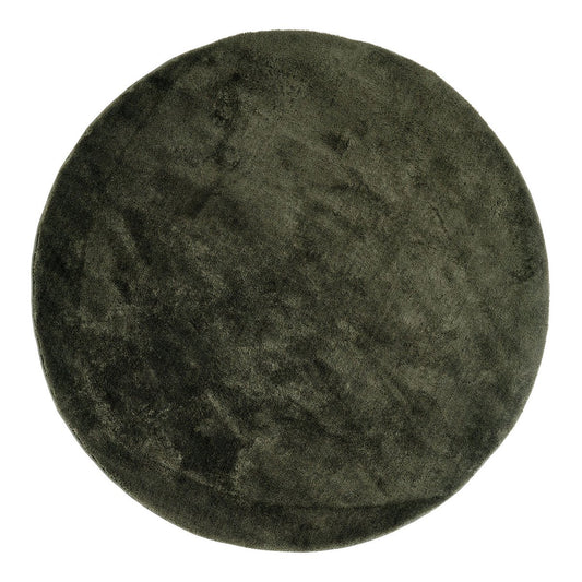 Runder Teppich aus Polyester grün, Ø 160 cm | VIA X SELECTION
