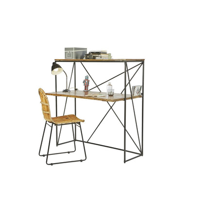 TOM TAILOR Home Esszimmerstuhl aus Rattan mit dichtem Geflecht und schwarzem Metallgestell im 2er-Set | VIA X SELECTION