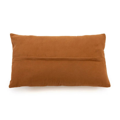 Kissenbezug aus Leder in Cognacbraun, 30 × 50 cm | VIA X SELECTION