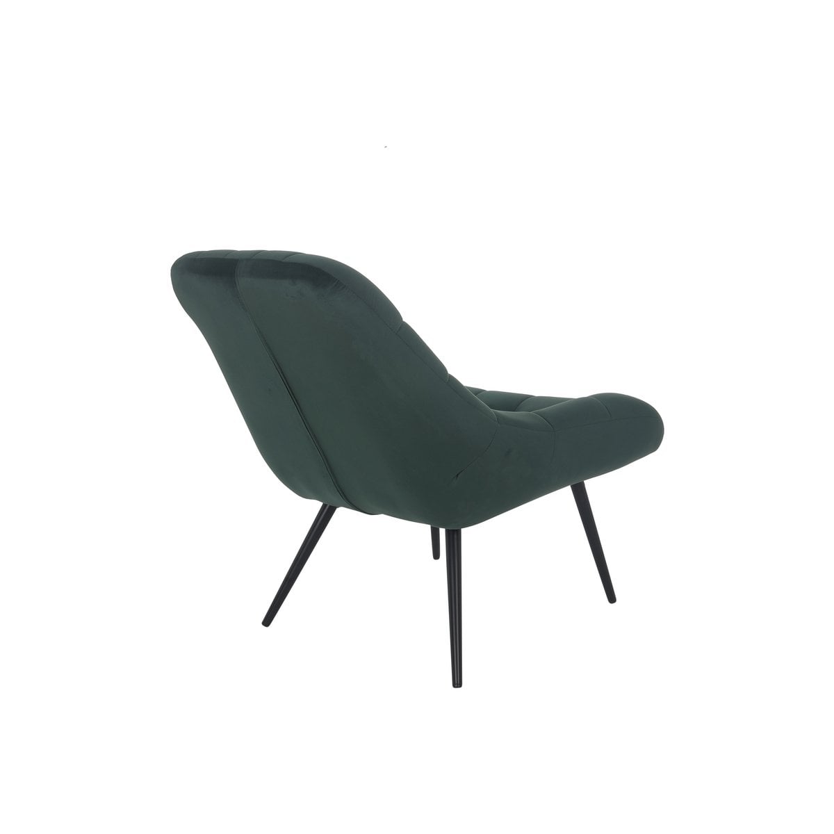 Loungesessel aus Samt grün mit XXL-Sitzfläche | VIA X SELECTION