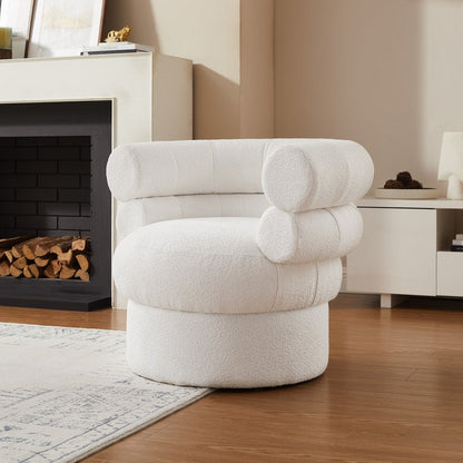 Sessel aus Bouclé weiß | VIA X SELECTION