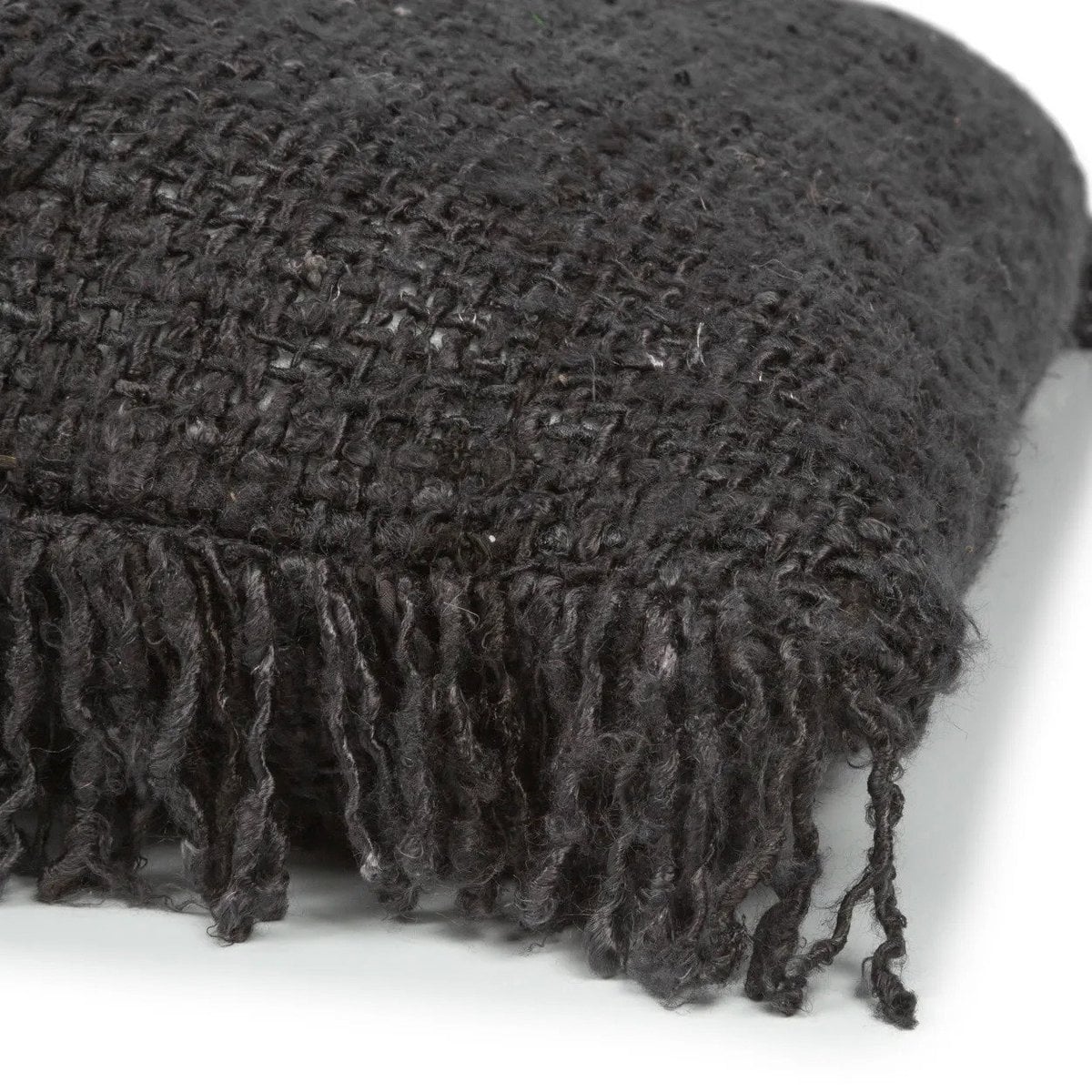 Kissenbezug aus Baumwolle in Schwarz und Dunkelblau, 40 × 40 cm | VIA X SELECTION