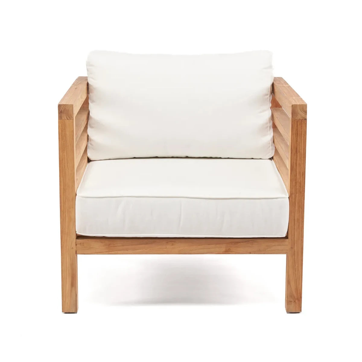 Modulares Outdoor-Sofamodul aus Teakholz | VIA X SELECTION