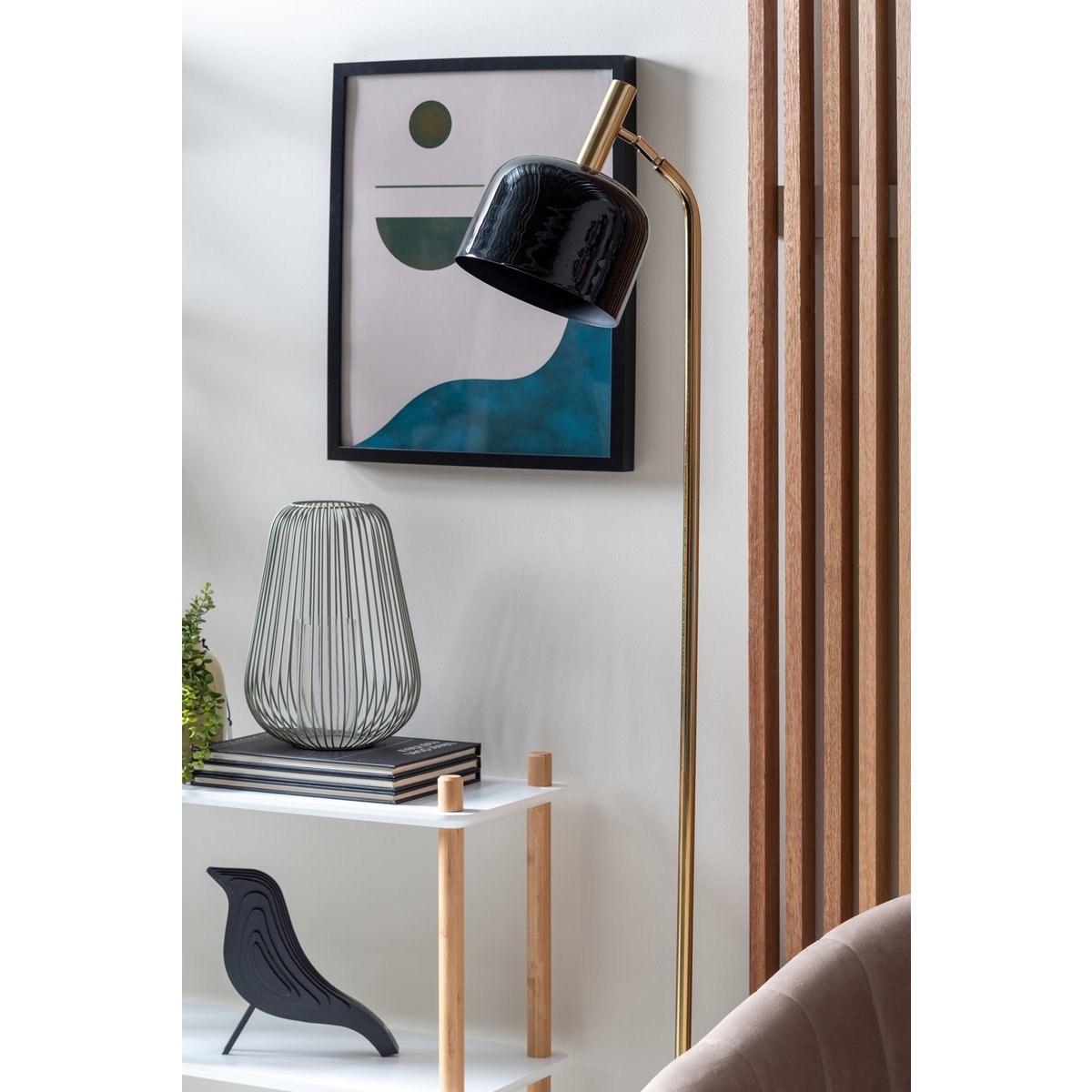 Leitmotiv Smart Stehleuchte in Schwarz | VIA X SELECTION