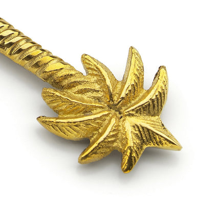 Käsemesser aus Messing mit Palmblattgriff | VIA X SELECTION