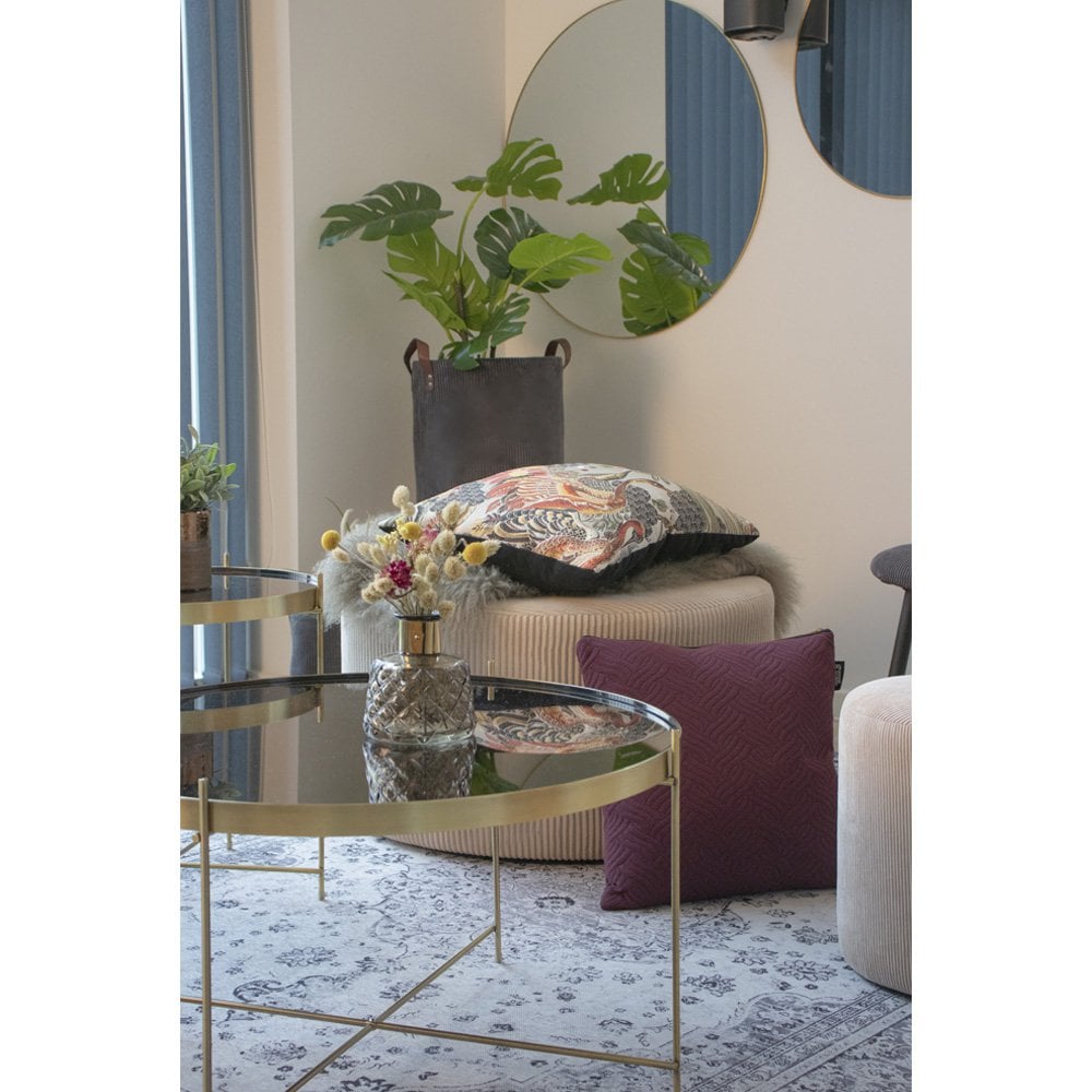 Runder Wandspiegel mit feinem Stahlrahmen | VIA X SELECTION