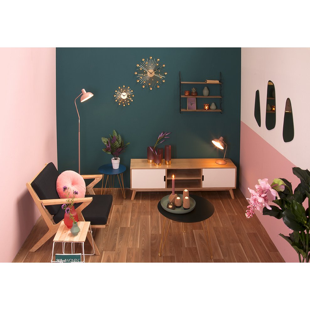 Leitmotiv Hood Tischleuchte in Rosa | VIA X SELECTION