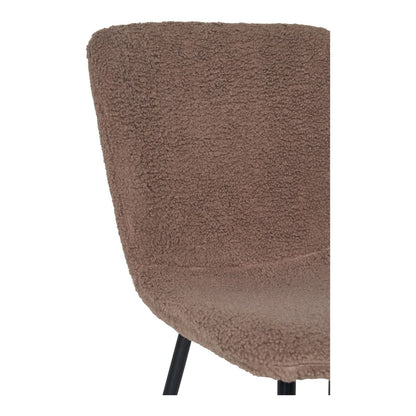 Esszimmerstuhl in brauner Felloptik im 2er-Set | VIA X SELECTION