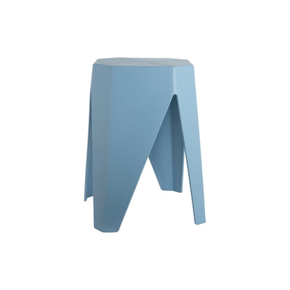 Kompakter Kunststoffhocker in Blau | VIA X SELECTION