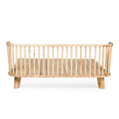 Doppel-Daybed aus recyceltem Teakholz mit Outdoor-Kissen | VIA X SELECTION