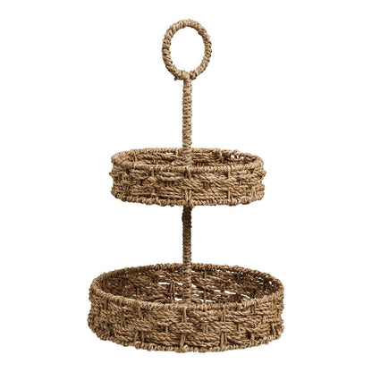 Hohes Seegras-Tablett Ø 25 × 40,5 cm | VIA X SELECTION