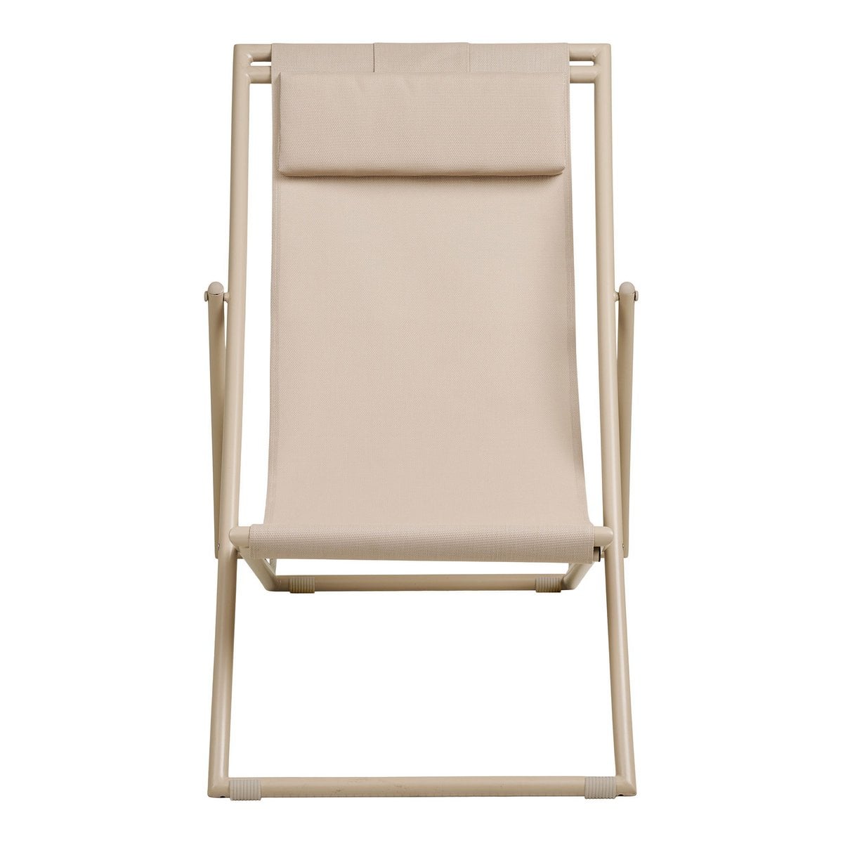 Outdoor-Stuhl in Taupe mit verstellbarer Rückenlehne | VIA X SELECTION