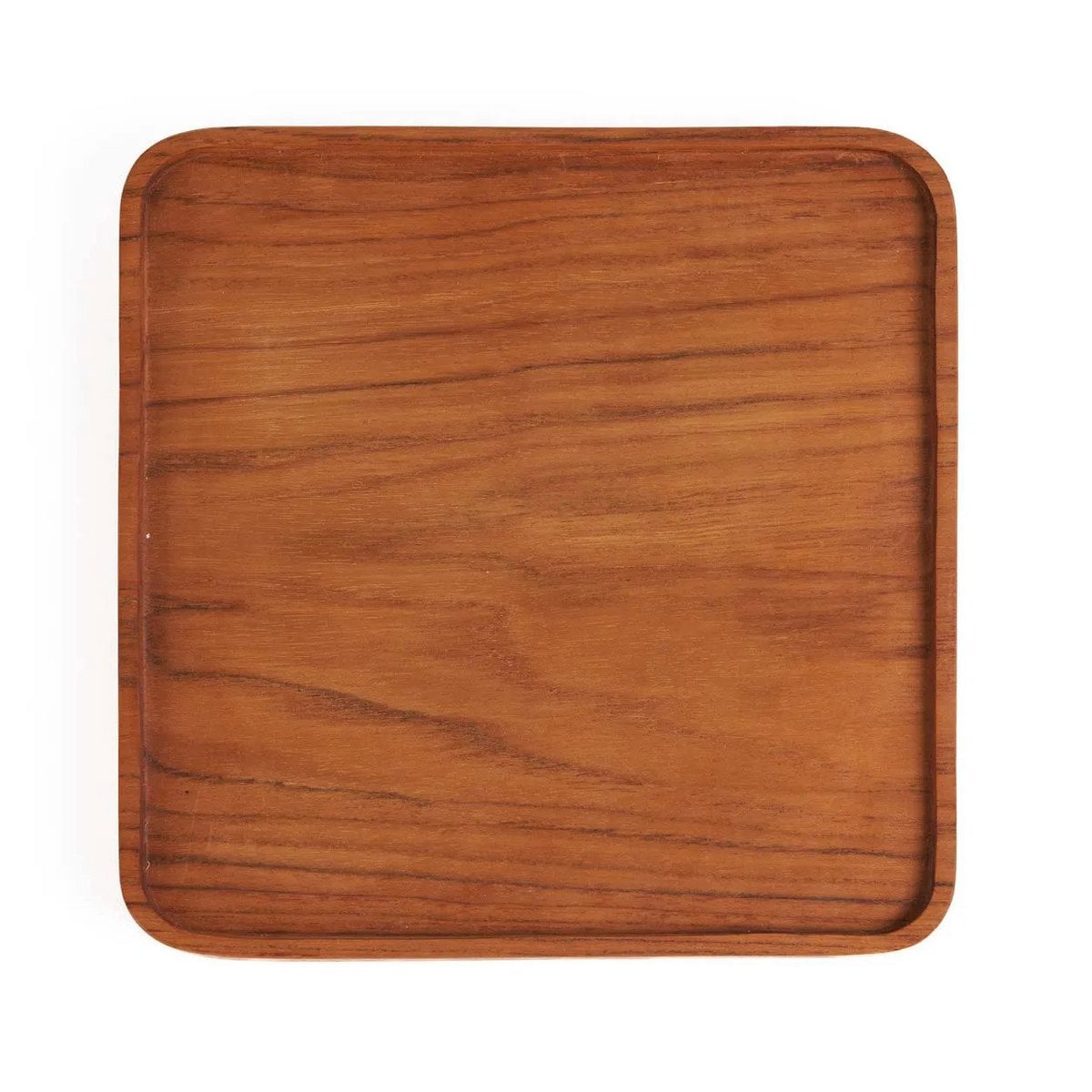 Quadratischer Teller aus Teakholz 15 cm | VIA X SELECTION