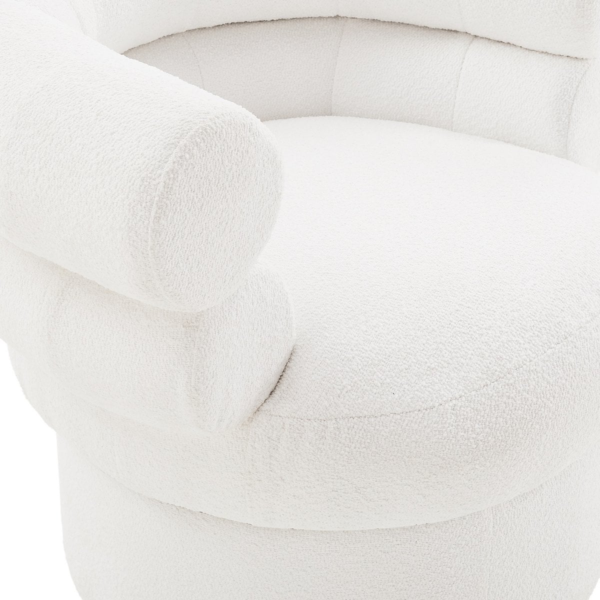 Sessel aus Bouclé weiß | VIA X SELECTION