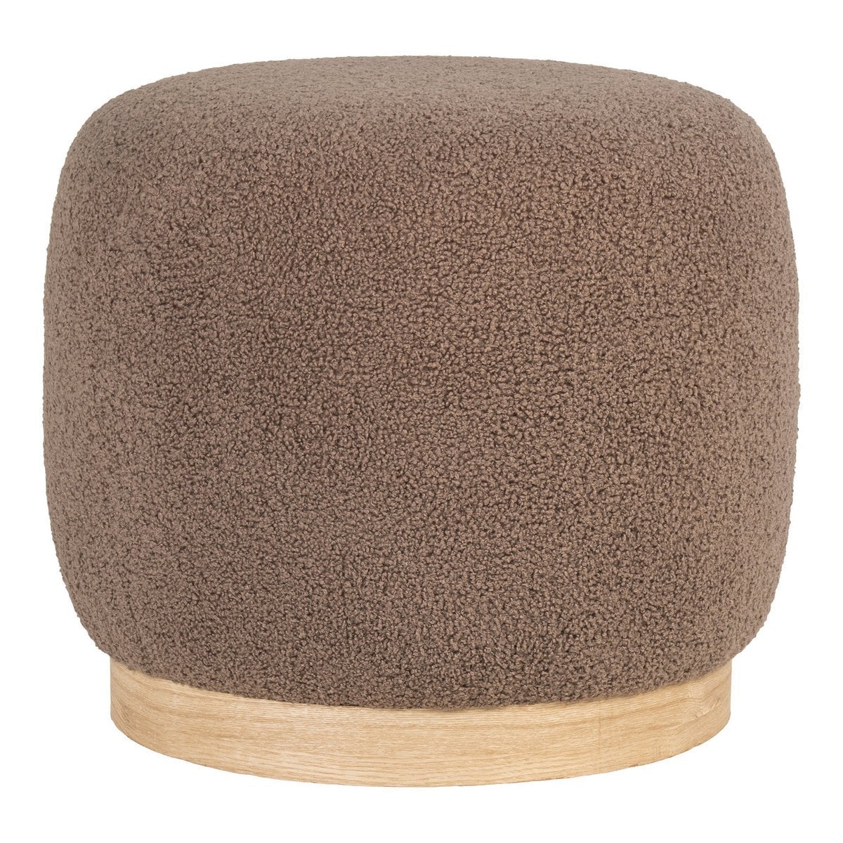 Brauner Teddy-Pouf | VIA X SELECTION