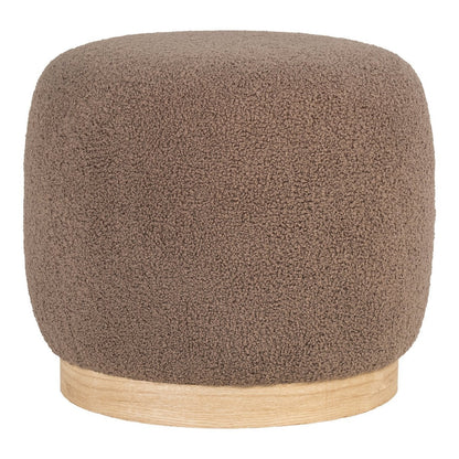 Brauner Teddy-Pouf | VIA X SELECTION