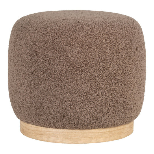 Brauner Teddy-Pouf | VIA X SELECTION