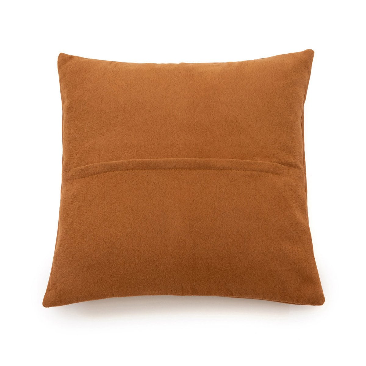Kissenbezug aus Leder in Cognacbraun, 40 × 40 cm | VIA X SELECTION