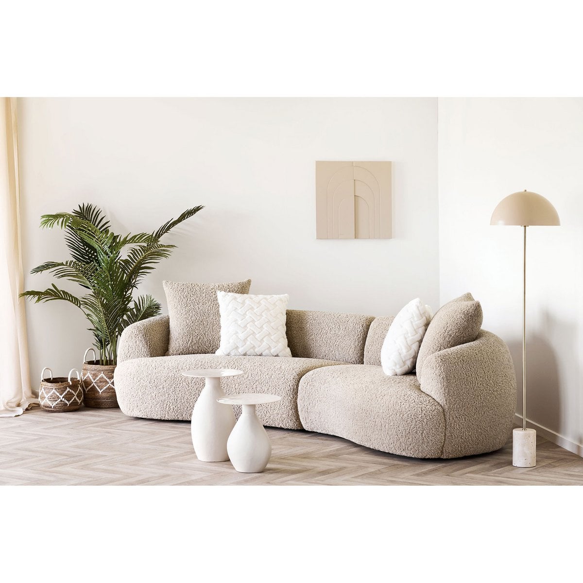 Beistelltisch aus Metall mit Emaille, Ø, 36 × 40 cm | VIA X SELECTION