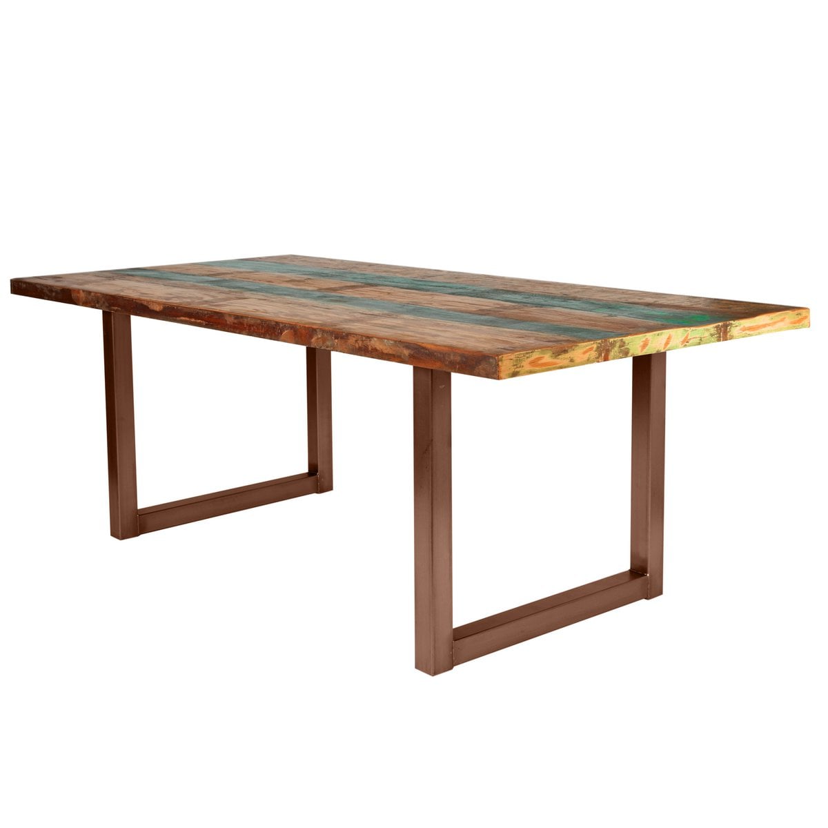 Esstisch Altholz mehrfarbig, 200 × 100 cm | VIA X SELECTION