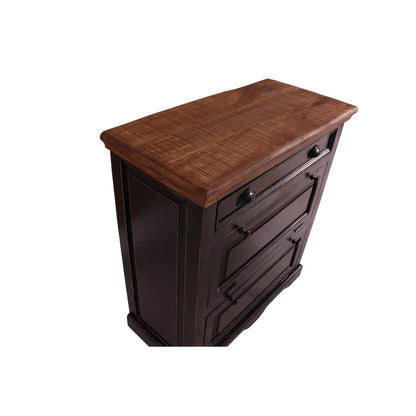 Schuhschrank mit 2 Klappen und Schublade, 40 × 85 × 90 cm | VIA X SELECTION