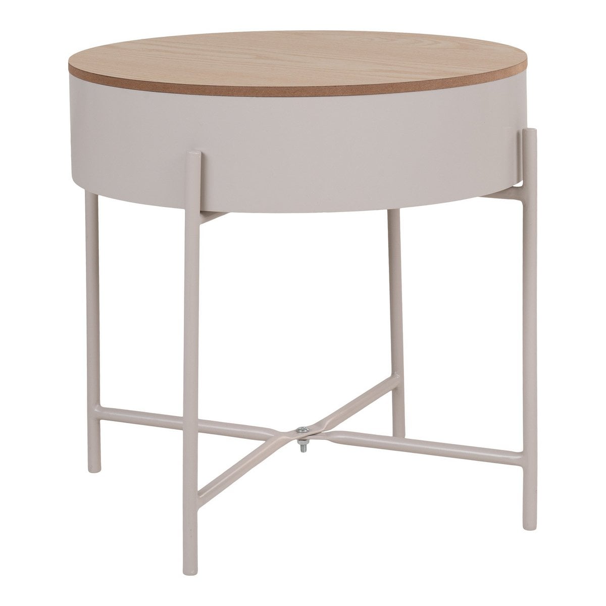 Beistelltisch aus pulverbeschichtetem Stahl, Ø, 40 × 40 cm | VIA X SELECTION