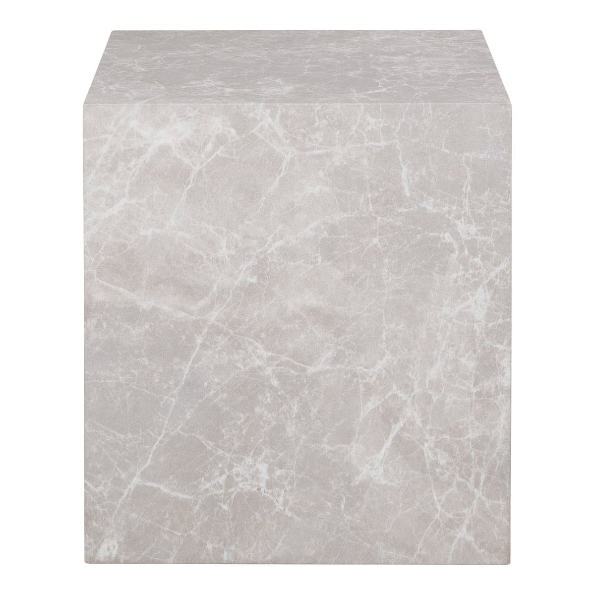Beistelltisch in Marmoroptik, 40 × 40 × 45 cm | VIA X SELECTION