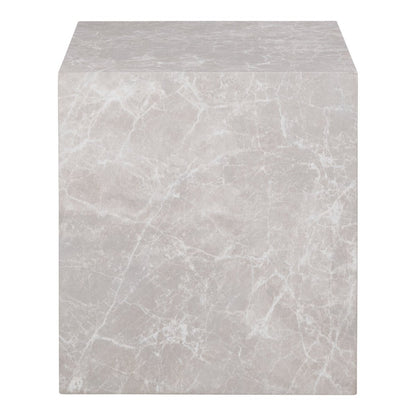 Beistelltisch in Marmoroptik, 40 × 40 × 45 cm | VIA X SELECTION