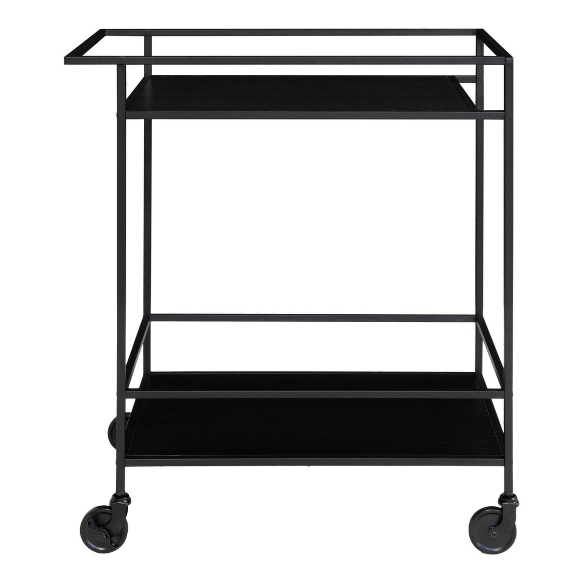 Barwagen in Schwarz, 68 × 40 × 79 cm | VIA X SELECTION