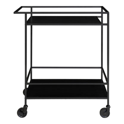 Barwagen in Schwarz, 68 × 40 × 79 cm | VIA X SELECTION