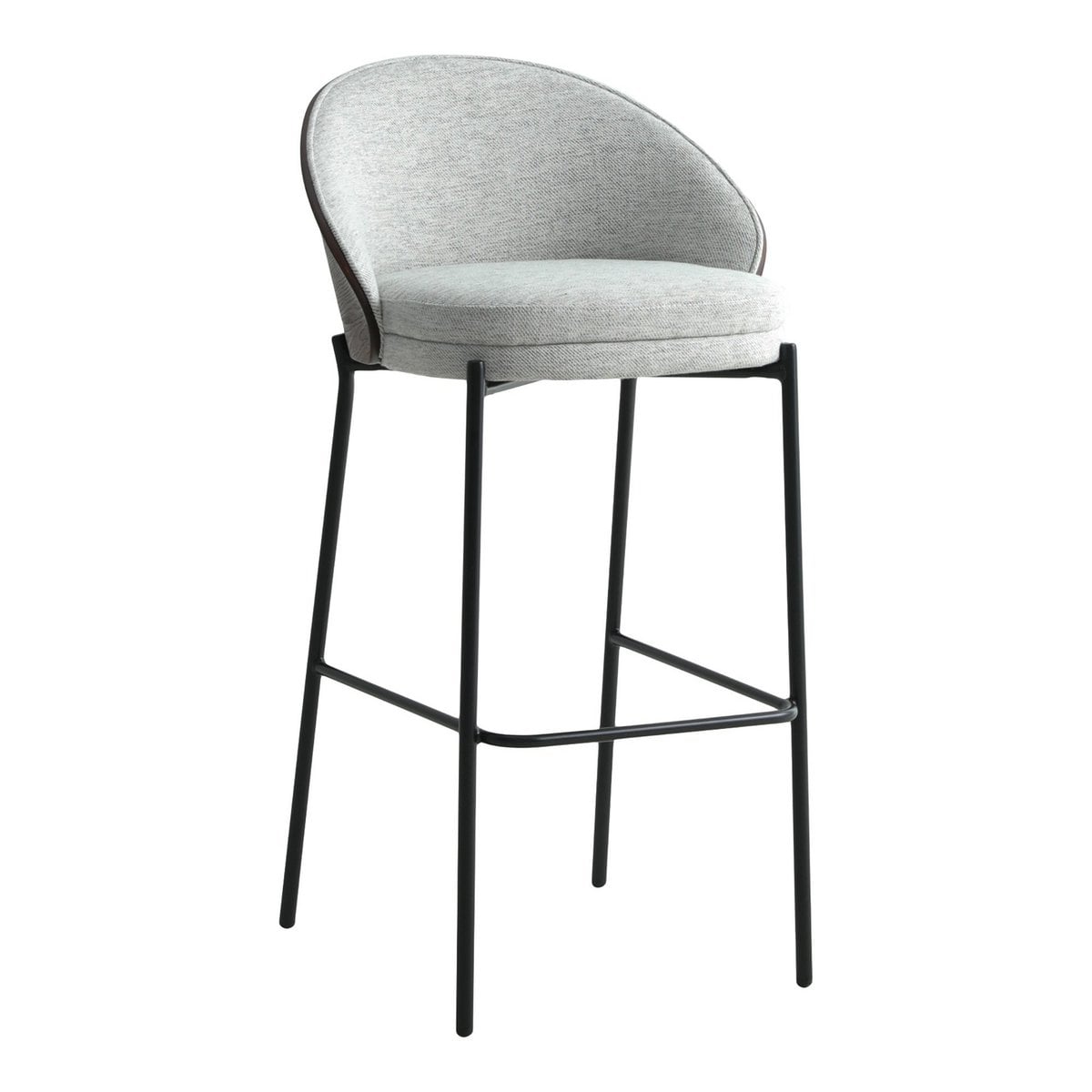 Barstuhl grau-braun im 2er-Set | VIA X SELECTION