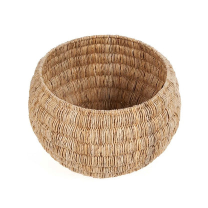 Korb aus Palmblatt natur, 58 × 58 × 37 cm | VIA X SELECTION