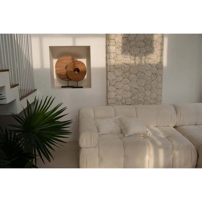Kissenbezug aus Baumwolle in Creme, 30 × 50 cm | VIA X SELECTION