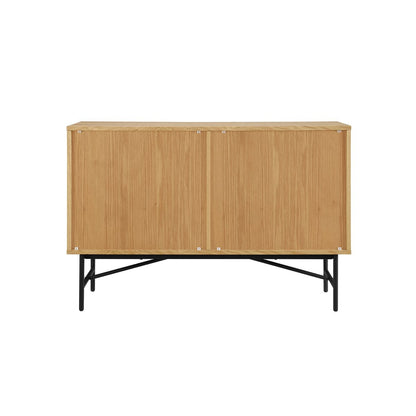 Breite Kommode mit Eichenfront, 40 × 120 × 80 cm | VIA X SELECTION