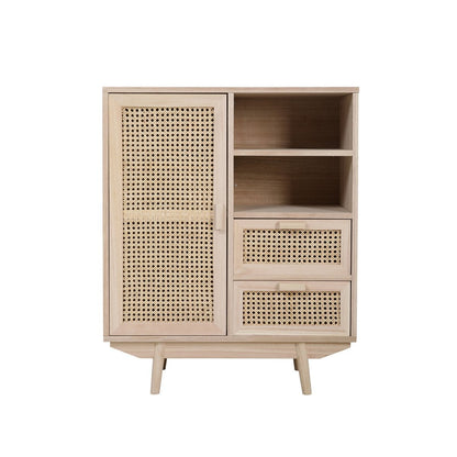 Sideboard mit Rattangeflecht, 36 × 70 × 85 cm | VIA X SELECTION