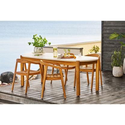 Blumentopf aus Keramik, Weiß-Mix, Ø 22,5 × 17,5 cm | VIA X SELECTION