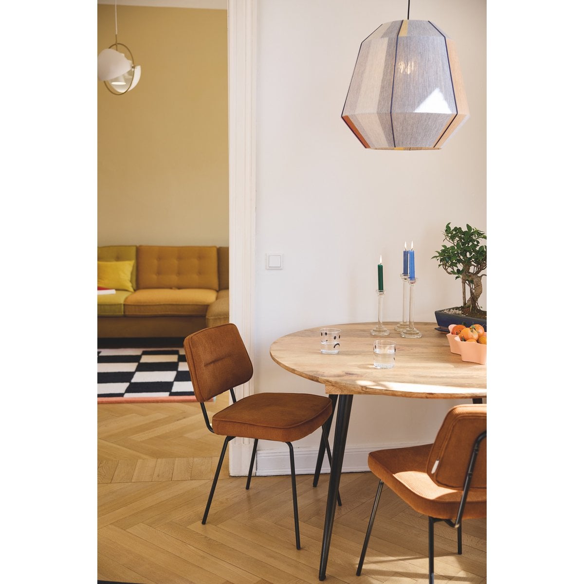 TOM TAILOR Home runder Esstisch Mangoholz Metallgestell 120 cm | VIA X SELECTION