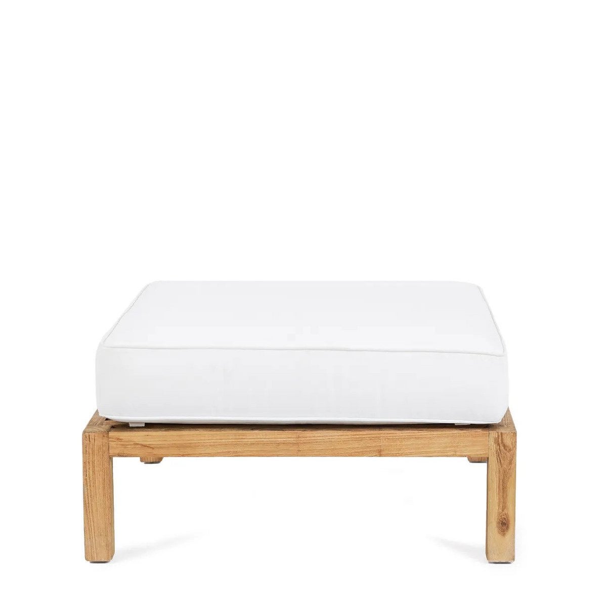 Modularer Outdoor-Ottomane aus Teakholz | VIA X SELECTION