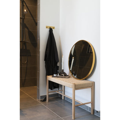 Runder Wandspiegel mit Aluminiumrahmen, Ø 60 cm | VIA X SELECTION