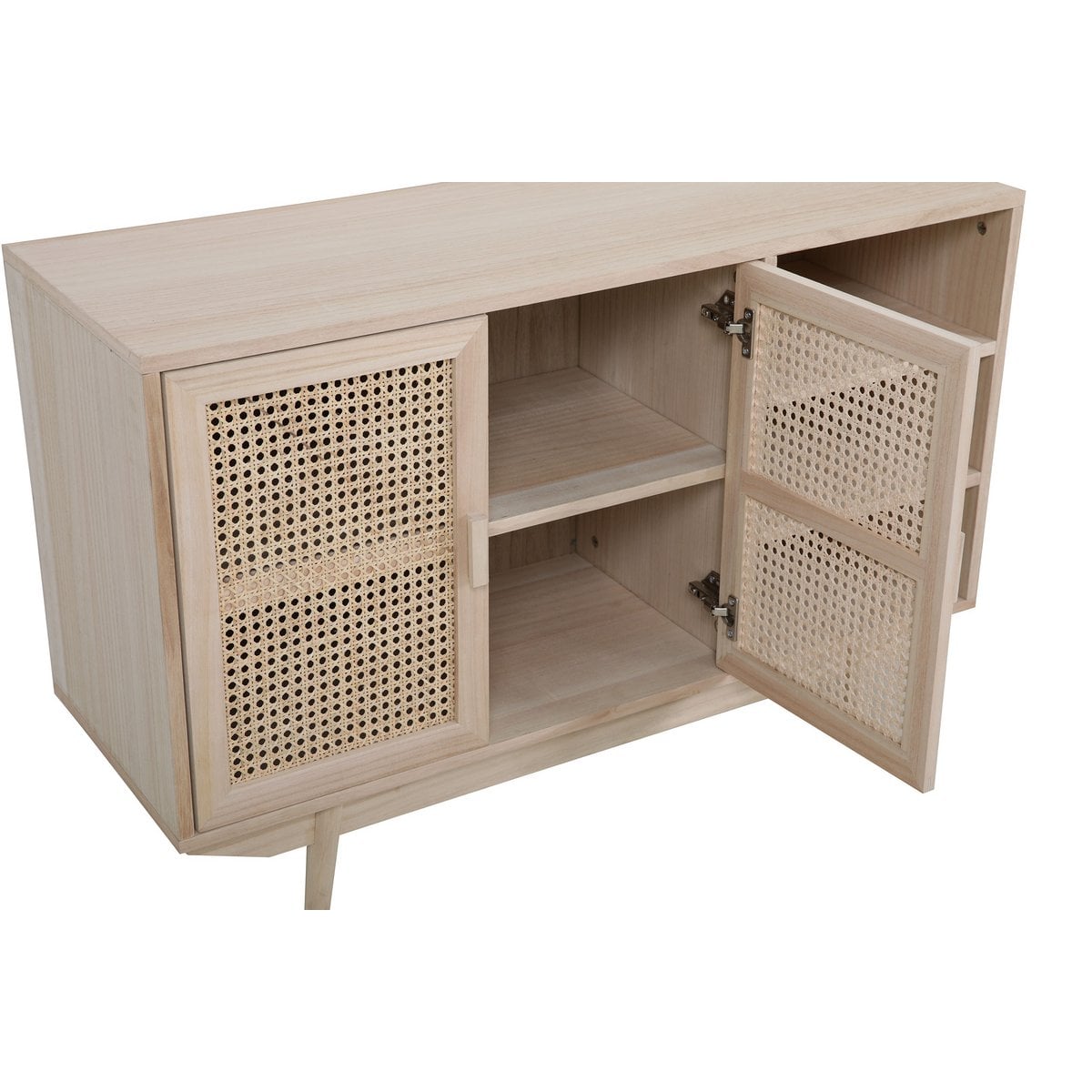 Sideboard mit Rattanfront, 36 × 100 × 65 cm | VIA X SELECTION