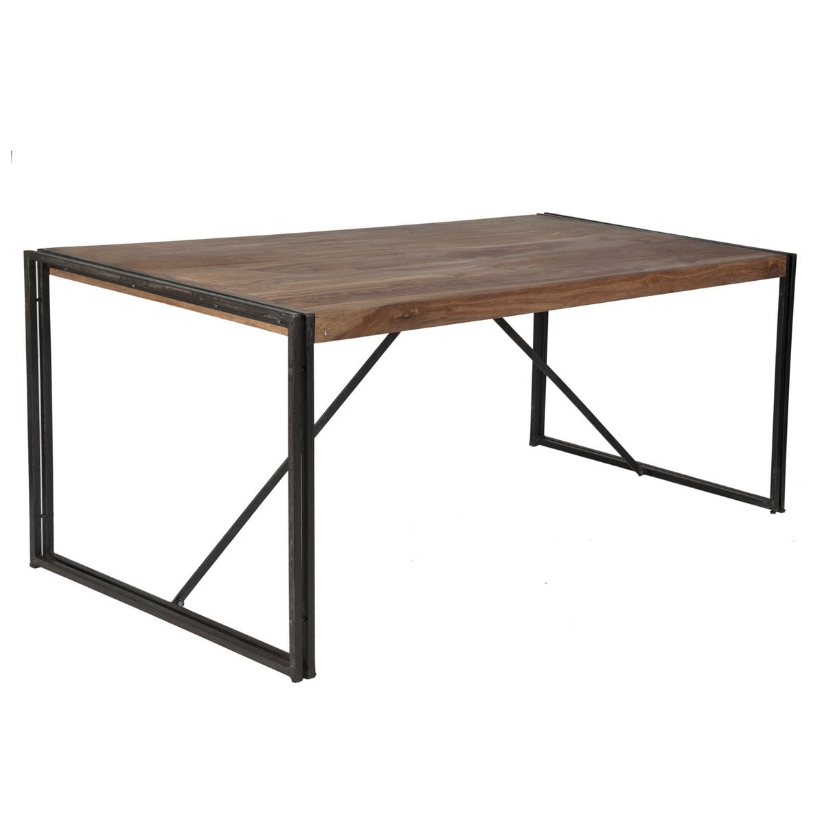 Esstisch Akazienholz braun Factory-Design, 180 × 90 cm | VIA X SELECTION